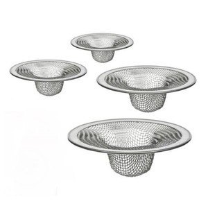 4 Pieces Assorted Size Mesh Stainless Steel Sink Drain Strainer 4 Pieces Assorted Size Mesh Stainless Steel Sink Drain Strainer