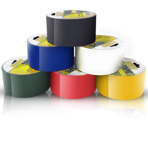 6 Rolls 30 Feet x 1.88" inch Mutli Color Duct Tape (Red, Blue, Yellow, Green, Black & White) 6 Rolls 30 Feet x 1.88" inch Mutli Color Duct Tape (Red, Blue, Yellow, Green, Black & White)