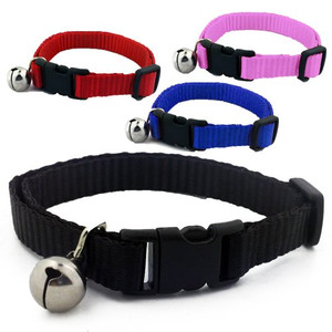 Adjustable Nylon Safety Breakaway Cat Collar with Bell