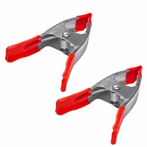 6" inch Metal Spring Clamps w/ Red Rubber Tips Clips 6" inch Metal Spring Clamps w/ Red Rubber Tips Clips