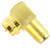 90 Degree Right Angle Gold Plated F Type Coaxial RG59 RG6 Connector Adapter