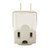 3 Prong to 2 Prong Electrical Grounding Adapter UL Certified 3 Prong to 2 Prong Electrical Grounding Adapter UL Certified
