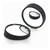 2 Pcs Universal 2" Wide Angle Convex View Adjustable Blind Spot Mirror
