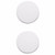 Self Adhesive Round Door Knob Wall Shield Protector (White)
