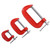 Mini Small C Clamp Set (1" + 2" + 3" inch)