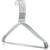 16" inch Steel Metal Wire Clothes Hangers, 13 Gauge Wire, Silver
