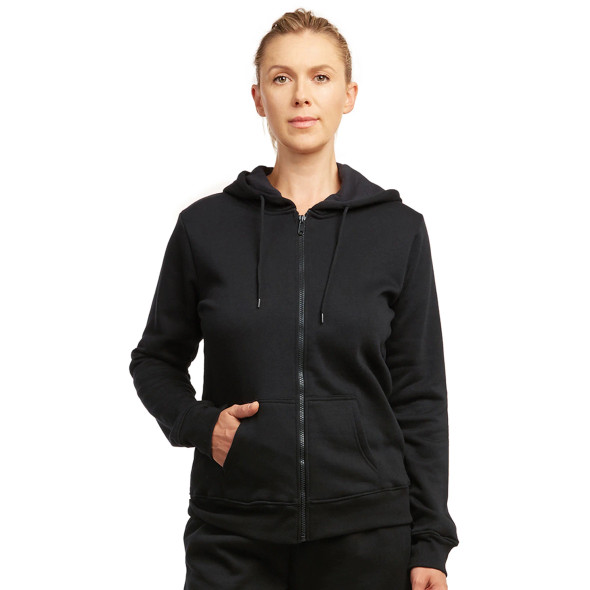 Wholesale Ladies Fleece Zipper Hoodie Jacket | 12 Pcs/Unit