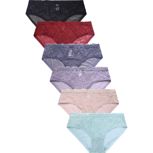 Wholesale Ladies Lace Bikini Panty | LP9075LK | 432 Pcs/CS