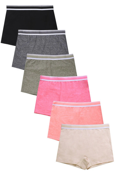 Wholesale Ladies Cotton Boyshorts Panty | LP1432CB | 288 Pcs/CS