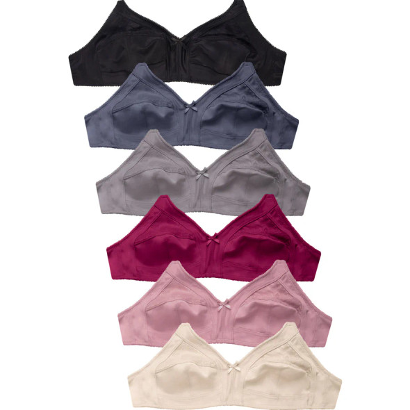 Wholesale Ladies No Wire No Pad PLUS SIZE Mama Bra | BR1535N3288 | 288 Pcs/CS