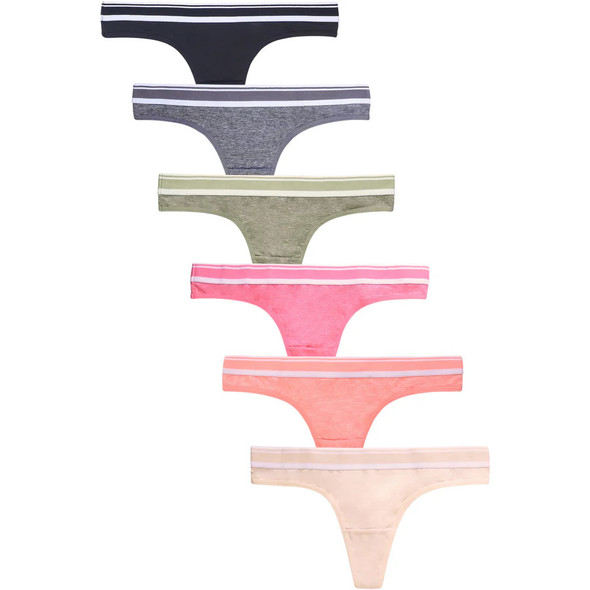 Wholesale Ladies Cotton Thong Panty | LP1551CT12 | 12 Pcs/Pk