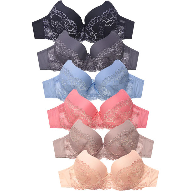 Wholesale Ladies Full Cup Plain Push-Up Bra | BR4339PLU12 | 12 Pcs/Unit