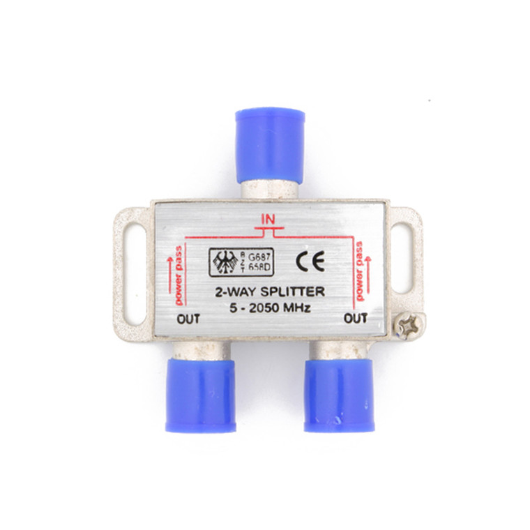 2 Way 5-2050 MHz 1 to 3 Coaxial Splitter for RG6 RG59