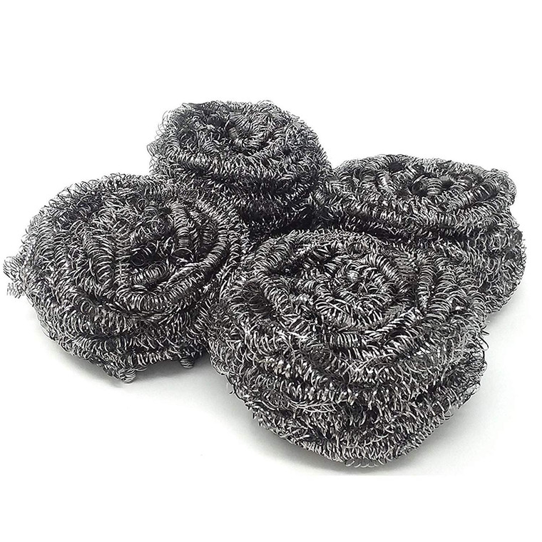 Kitchen Cleaning Sponges Stainless Steel Wool Scouring Pad Scrubbers