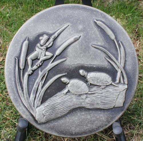 Turtle & Frog Small Stepping Stone