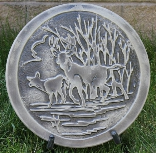 Deer Family Forest Large Stepping Stone