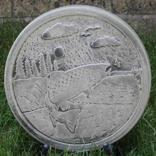 Trout Fishing Large Stepping Stone