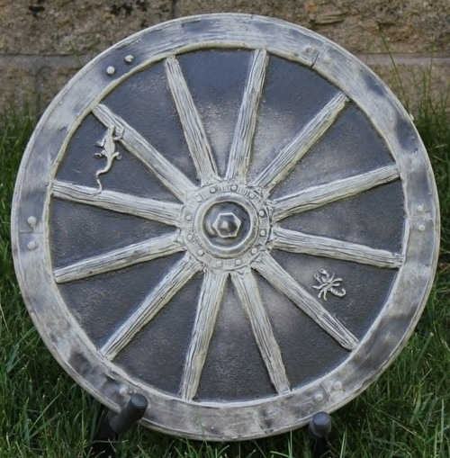 Wagon Wheel Large Stepping Stone