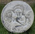 Angel with Dog Large Stepping Stone