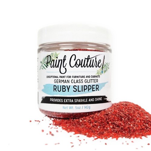 Ruby Slipper German Glass Glitter with 4oz container
