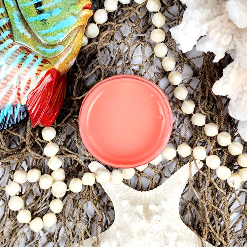 Caribbean Coral Acrylic Mineral Paint Open Jar