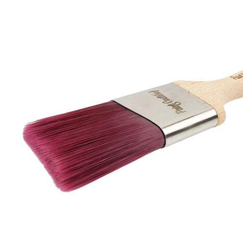 2" Angle Short Paint Brush Bristles from a side angle