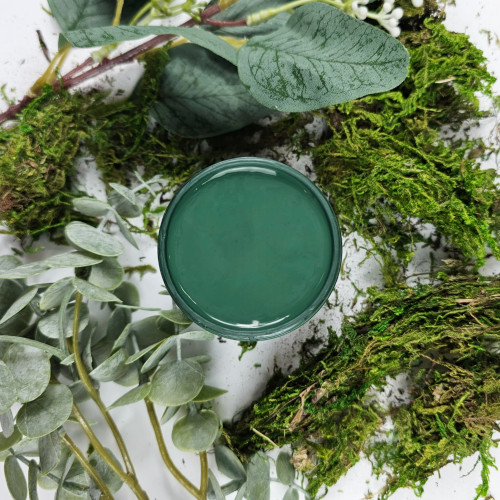 Evergreen Chalk Style Paint Open Jar Evergreen Chalk Style Paint Open Jar