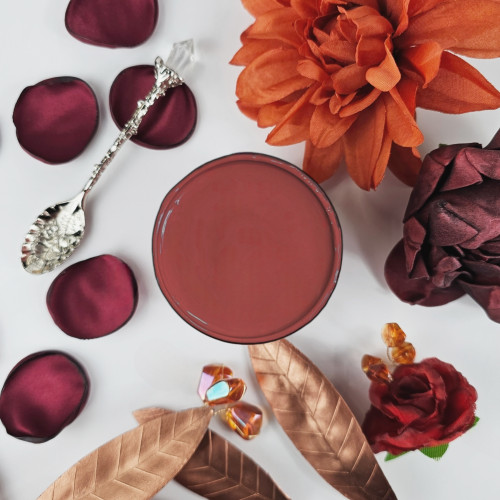Garnet Chalk Style Paint Open Jar Garnet Chalk Style Paint Open Jar