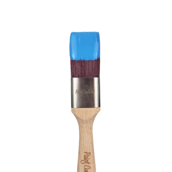 Lake Norman Blue Acrylic Mineral Paint Dipped Paint Brush