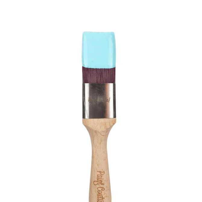 Barbados Blue Acrylic Mineral Paint Dipped Paint Brush