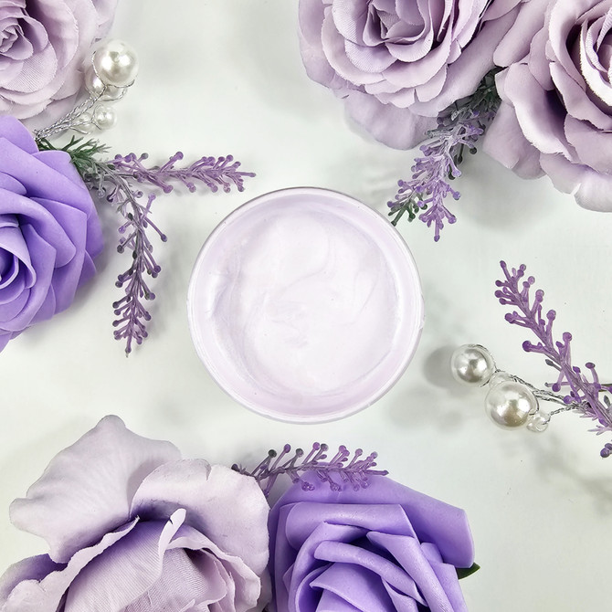 Lavender Lux Metallic Open Jar