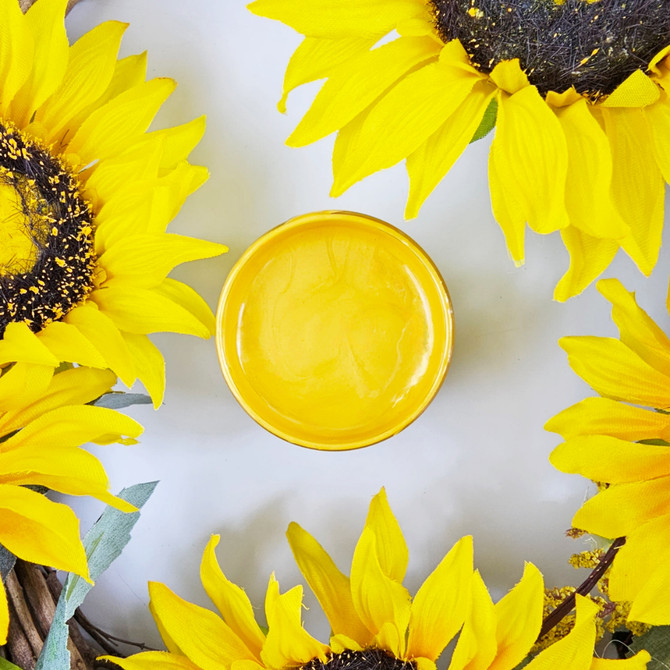 Sunflower Lux Metallic Open Jar