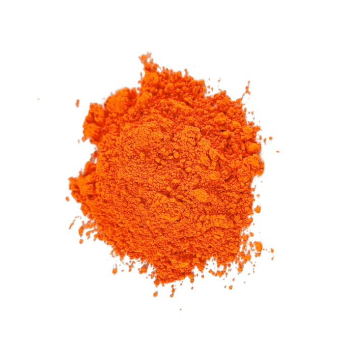 Tangerine  Perfect Pigments spilled in a pile