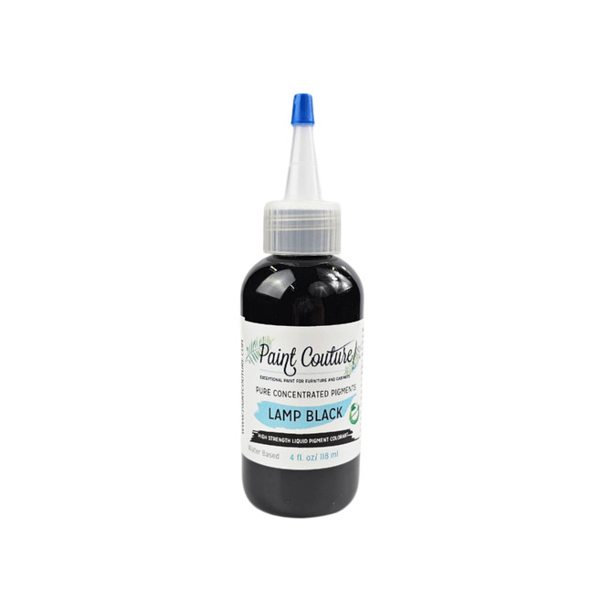 Lamp Black Pure Concentrated Pigment in a 4oz bottle