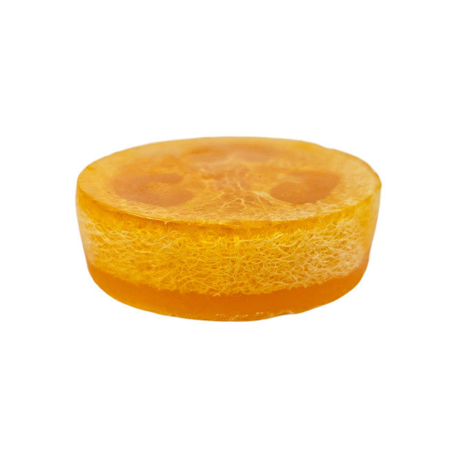Orange Core Soap Side View