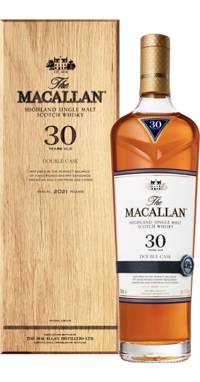 The Macallan 30年 ウイスキー 750ml 空き瓶 Macallan The 30年