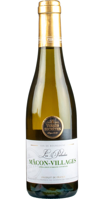 Mâcon-Villages Les Préludes, 37.5cl bottle 2021, Vignerons des Terres Secrètes