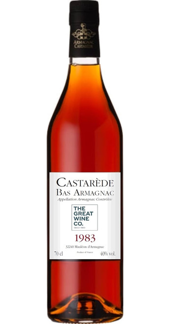 Armagnac Castarède Great Wine Co. Anniversary Vintage Bas Armagnac 1983