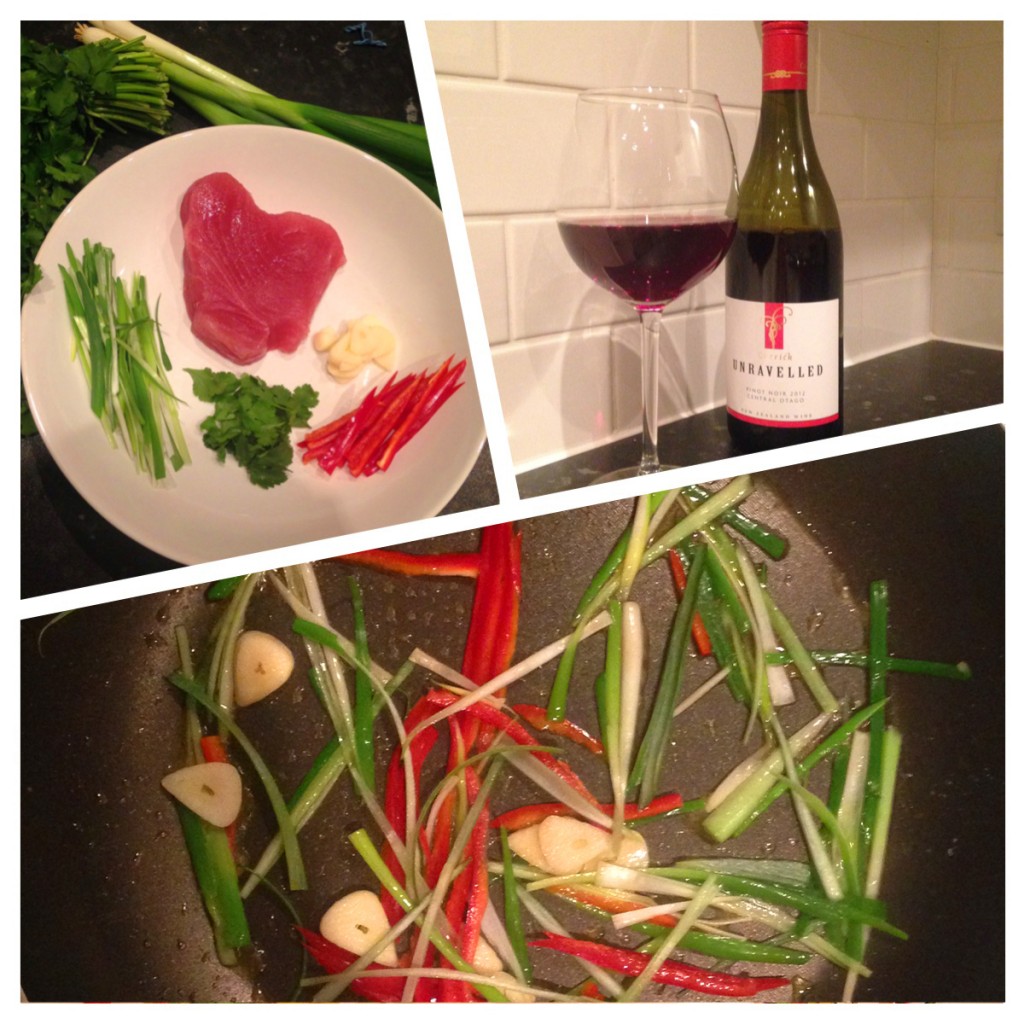 Method: Seared Tuna & Pinot Noir