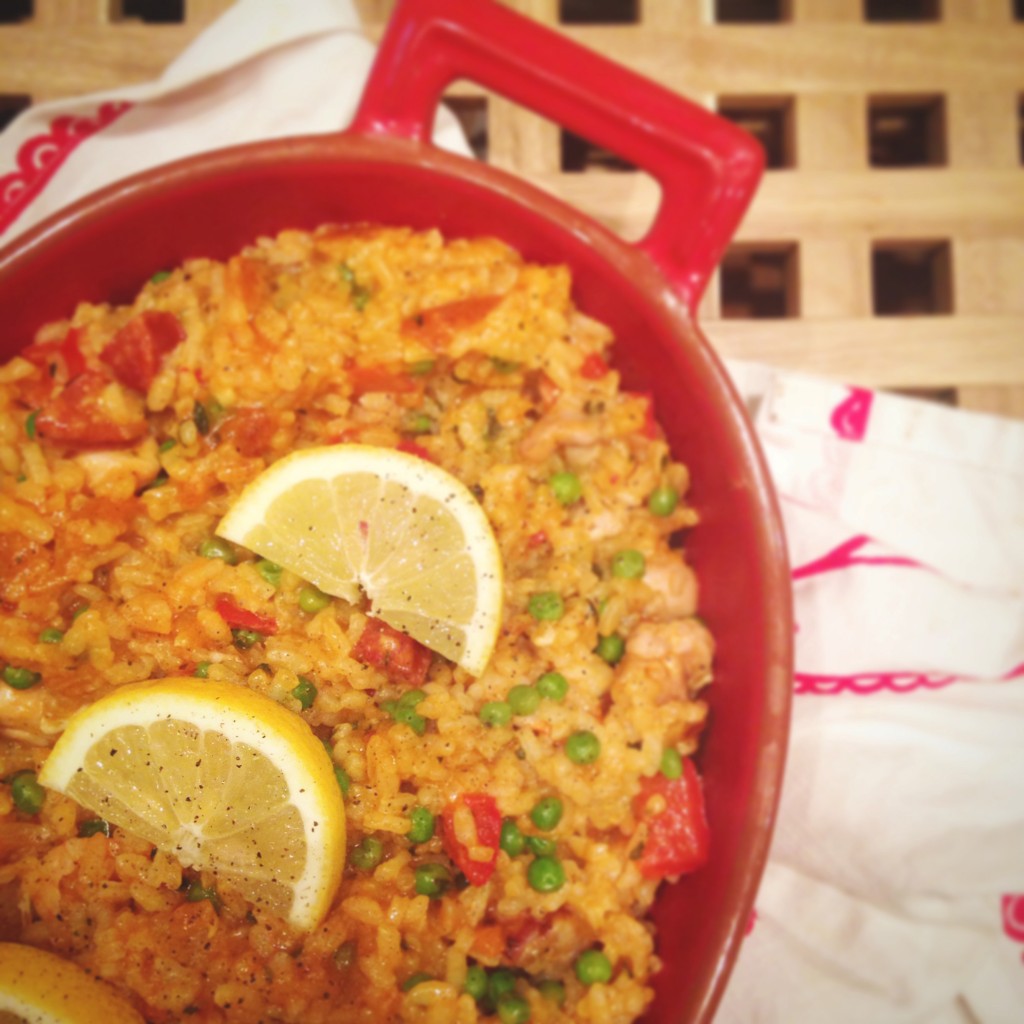 Paella with Franck Massard El Mago Organic Garnacha