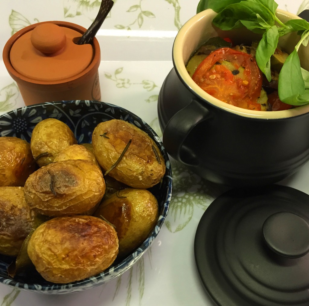 Potatoes & ratatouille
