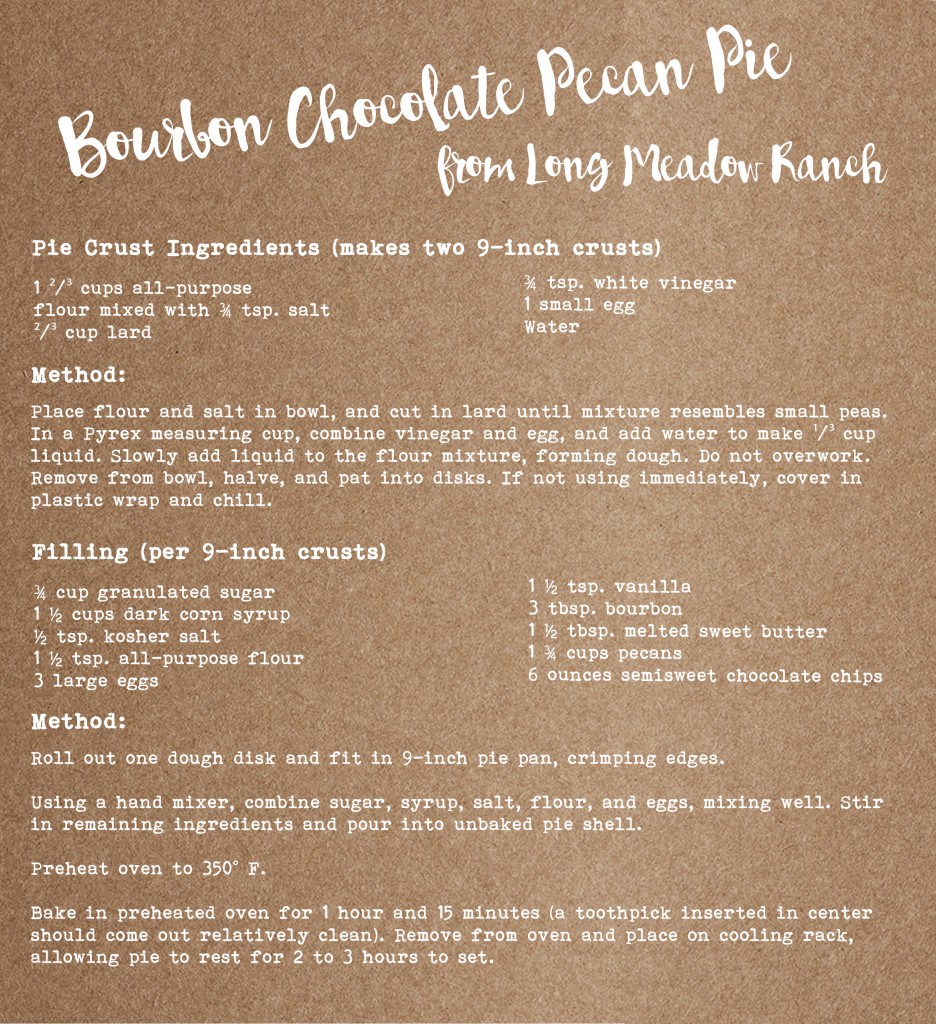 Chocolate Bourbon Pecan Pie