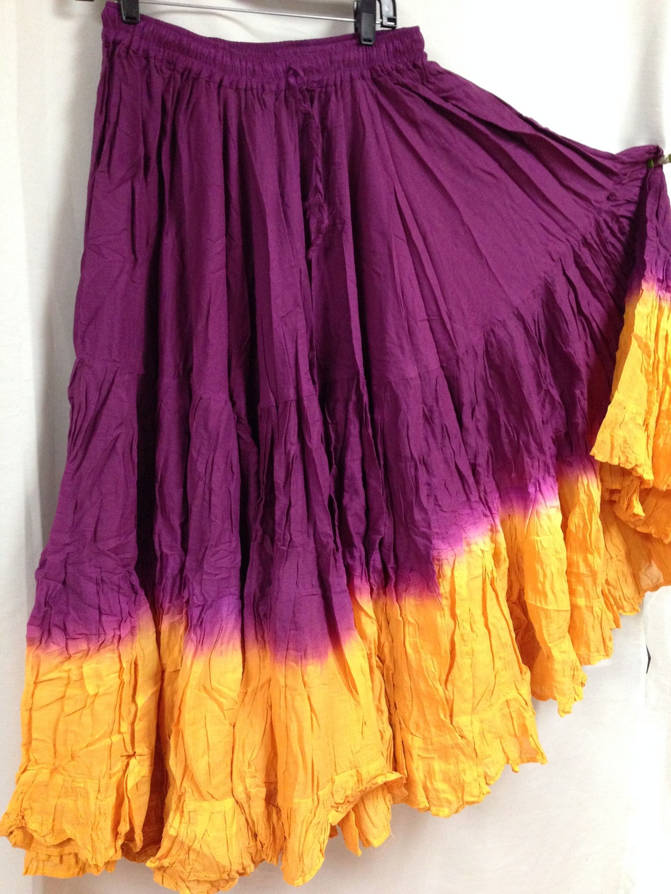 DIP DYE 25 yard skirt Berry Gold - Magical Fashions