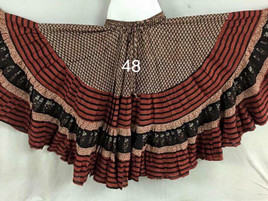 Hand Block Printed Skirt  #48