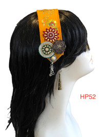 Beautiful Hand made Head piece on a lovely base. It has long ties to secure  it on the head. It is approximately 12" long not including ties.
We can make you a custom head piece in your choice of color and embellishments. Just message us. 
International shipping will be extra. Message us if you are an international customer.
 Beautiful Hand made Head piece on a lovely base. It has long ties to secure  it on the head. It is approximately 12" long not including ties.
We can make you a custom head piece in your choice of color and embellishments. Just message us. 
International shipping will be extra. Message us if you are an international customer.