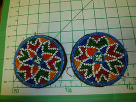 Identical Pair of Kuchi Medallions called Guls 4