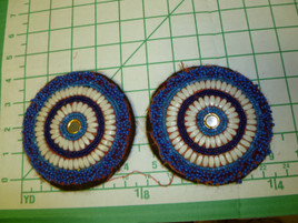 Identical Pair of Kuchi Medallions called Guls 5