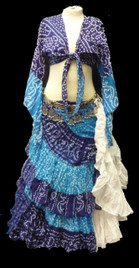 25 Yard Jaipur Skirt and Top Turq Blue