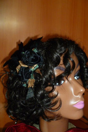 Beautiful Hair Fascinator Green Copper Beautiful Hair Fascinator Green Copper