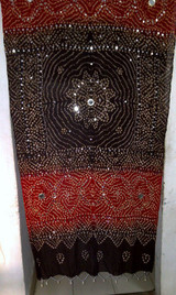 Brilliant  Banjara Veil with Sequins and Cowrie Shells! #17